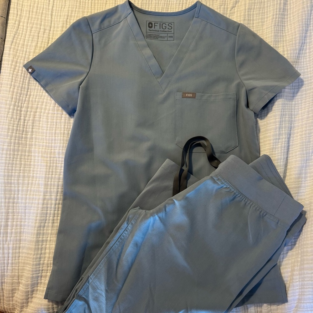 Figs Slate Scrub Set